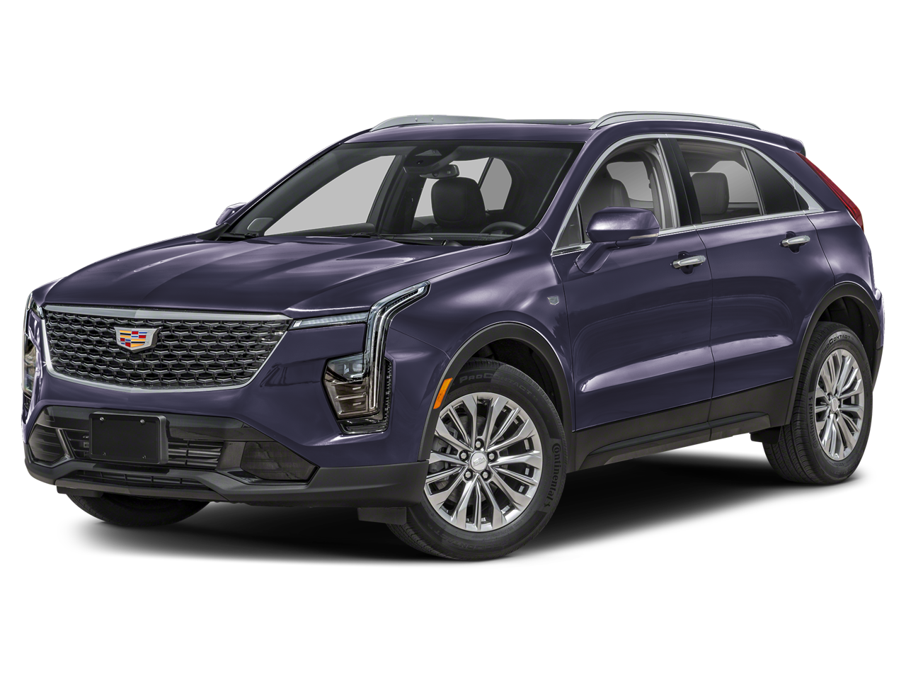 2024 Cadillac XT4 Premium Luxury in Argent Silver Metallic — front three-quarter view