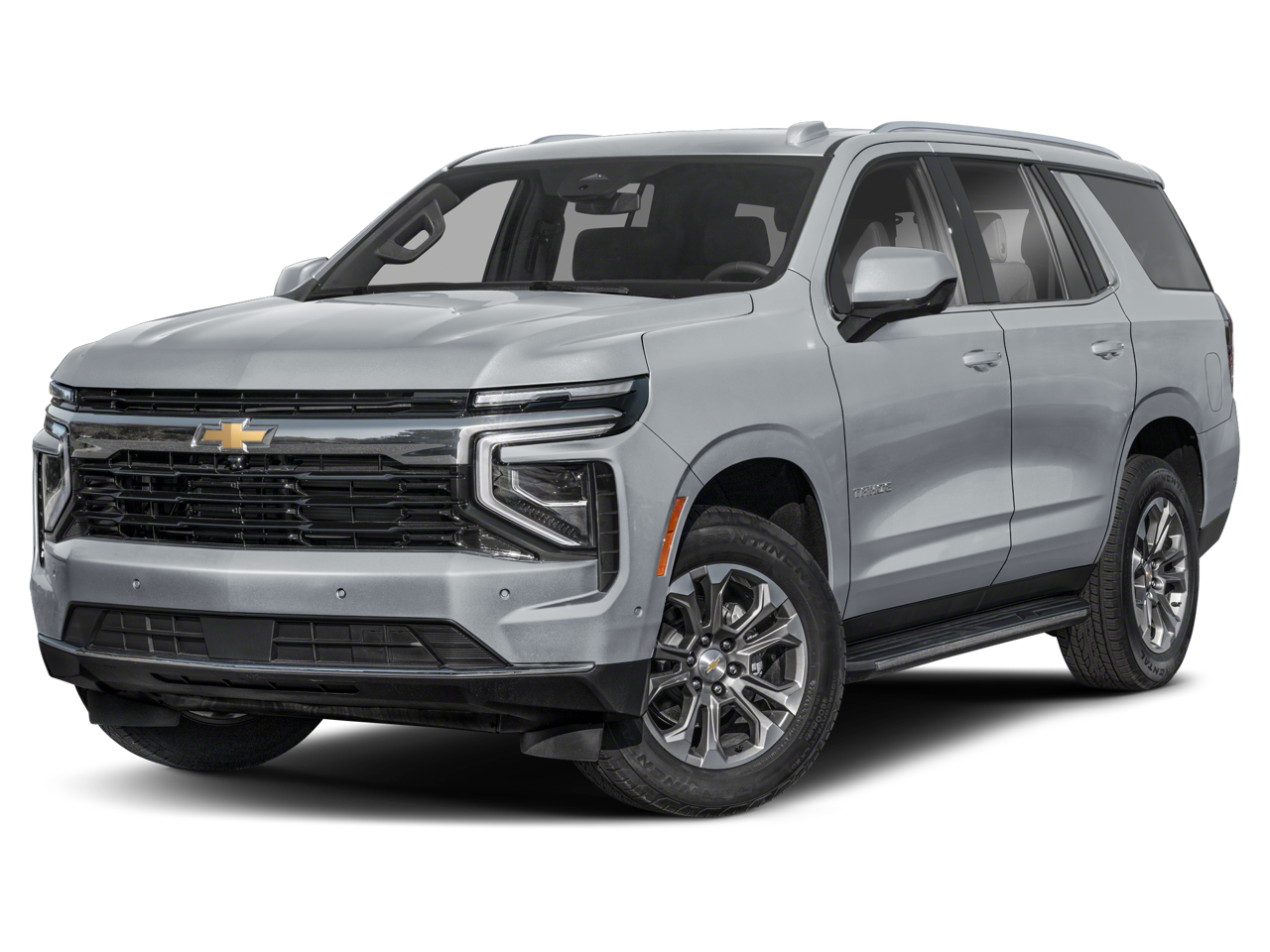 2025 Chevrolet Tahoe Premier in Sterling Gray Metallic — front three-quarter view