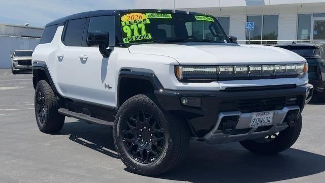 2026 GMC HUMMER EV SUV 2X in Interstellar White — front three-quarter view